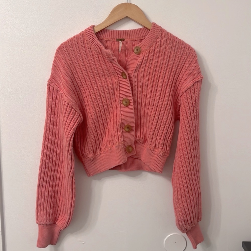 Free People pink sweater